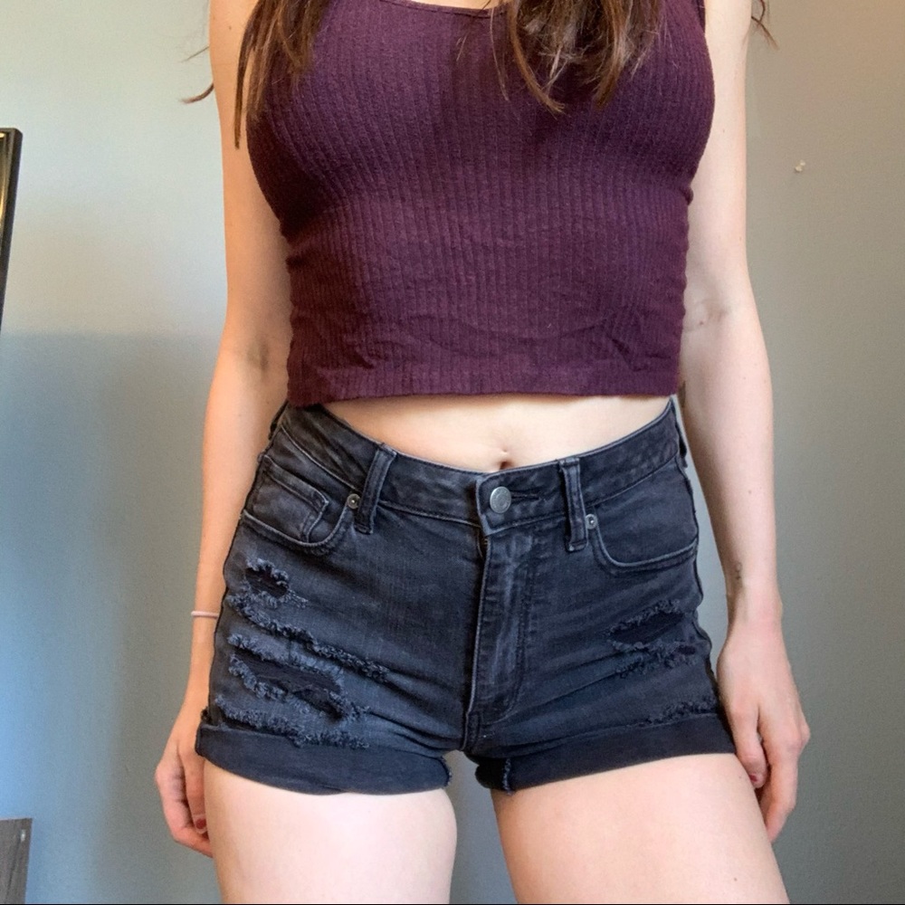 American Eagle Stretch Distressed Shorts